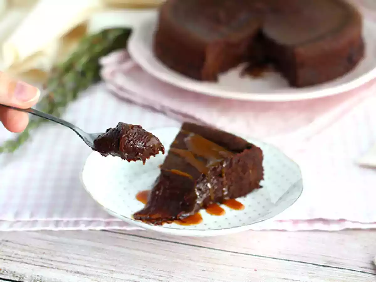 Fondant med chokolade og saltet smørkaramel - foto 3