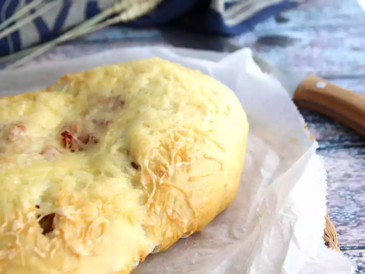 Fougasse med bacon og løg - foto 3