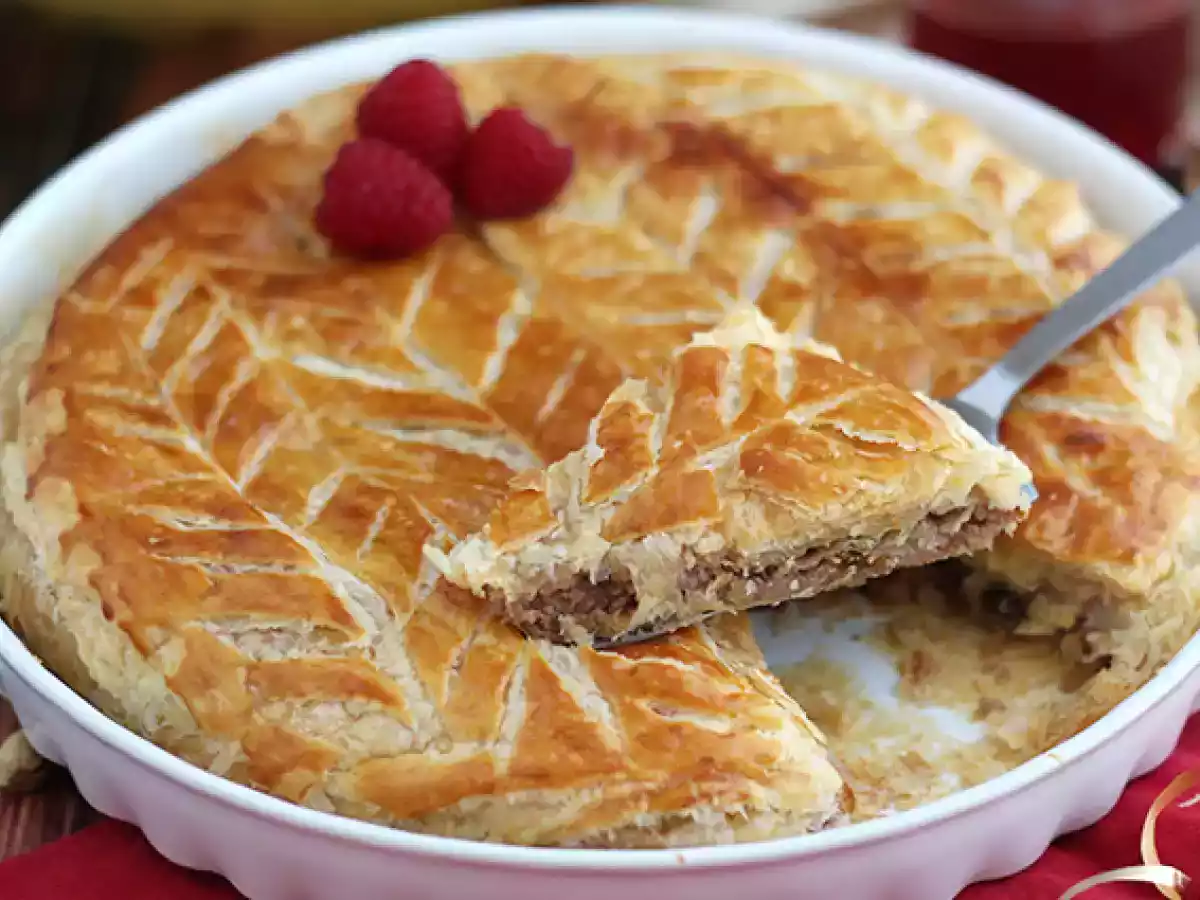 Frangipane-hindbær-pistacie-galette des rois - foto 5