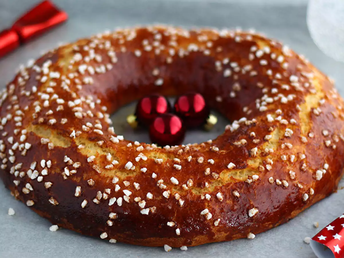 Fransk briochekrans til helligtrekongersdag – trin for trin