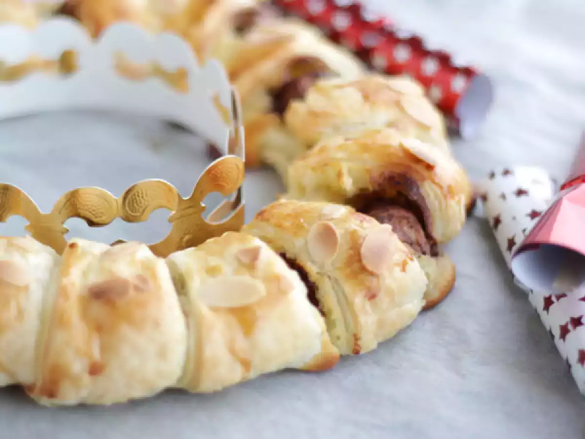 Fransk helligtrekongerskage med Kinder Bueno