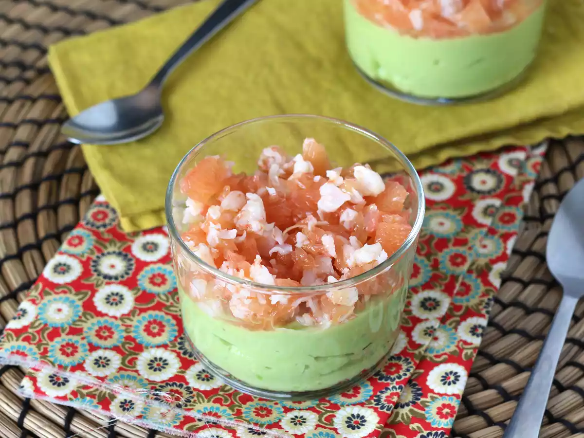 Frisk avocado, rejer og verrines af grapefrugt! - foto 5