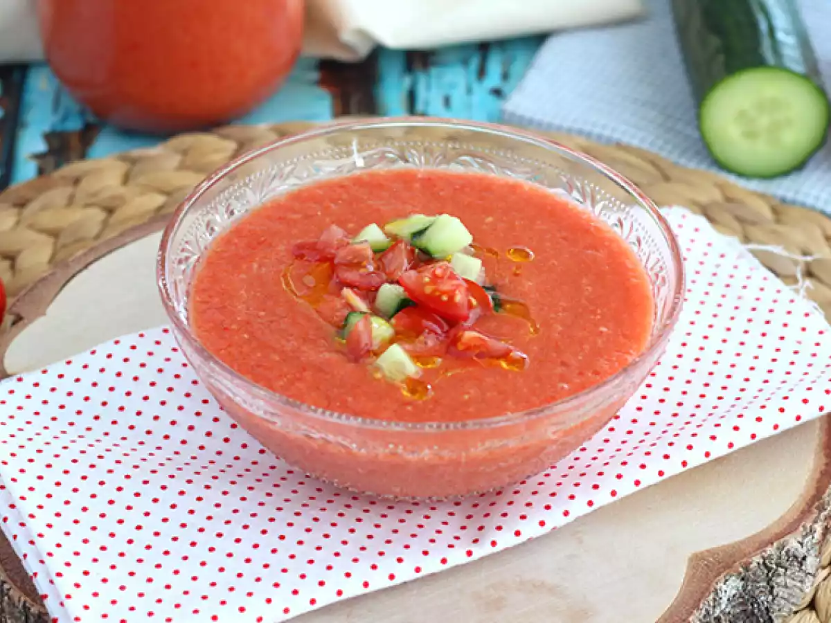 Frisk og nem gazpacho