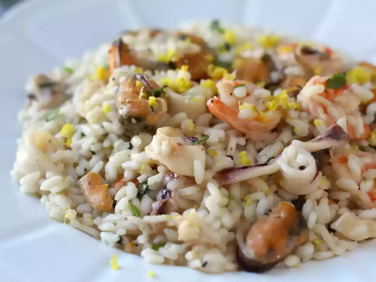 Frosset risotto med fisk og skaldyr: den ideelle løsning til en hurtig og velsmagende - foto 4