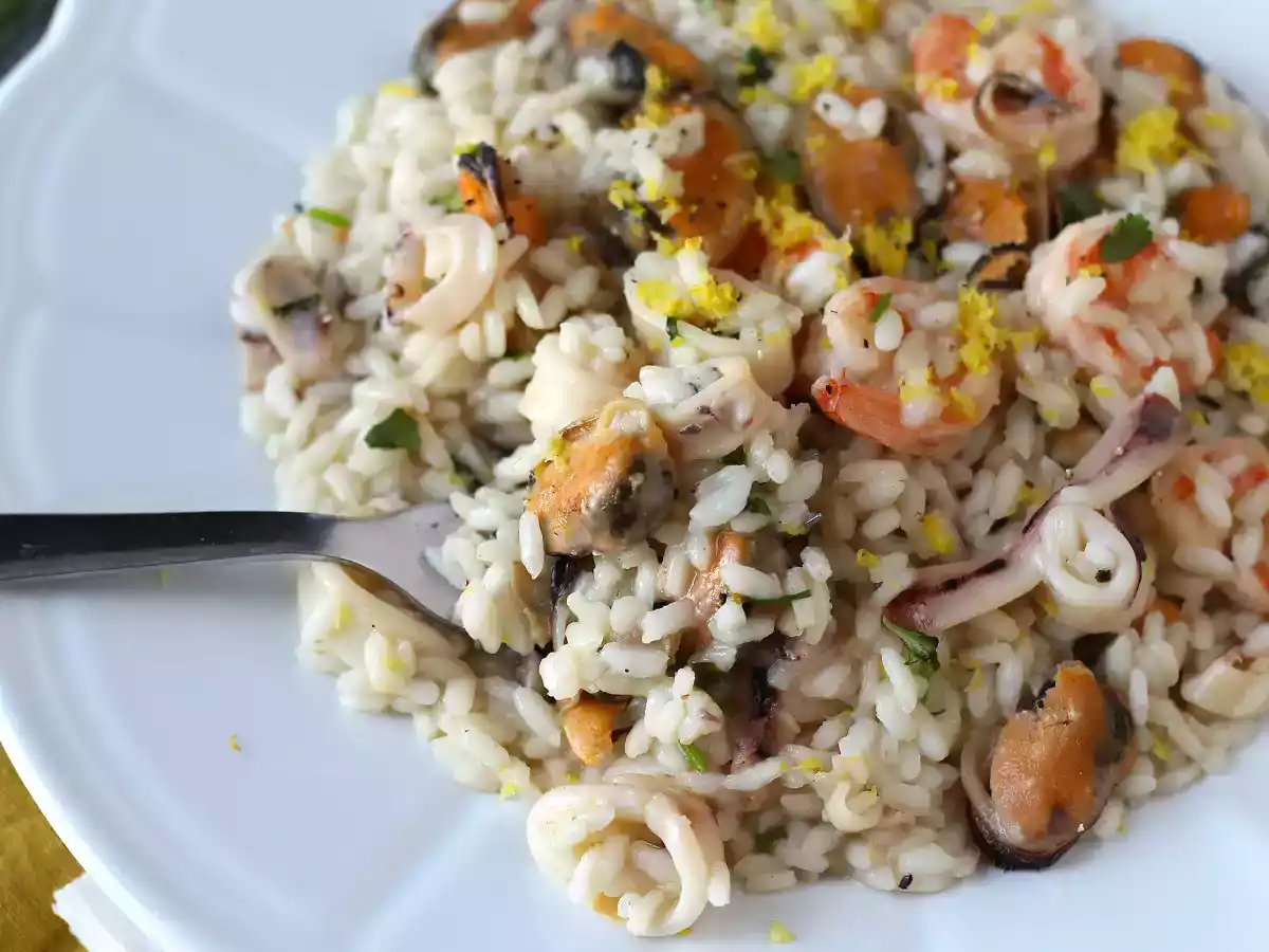 Frosset risotto med fisk og skaldyr: den ideelle løsning til en hurtig og velsmagende - foto 5