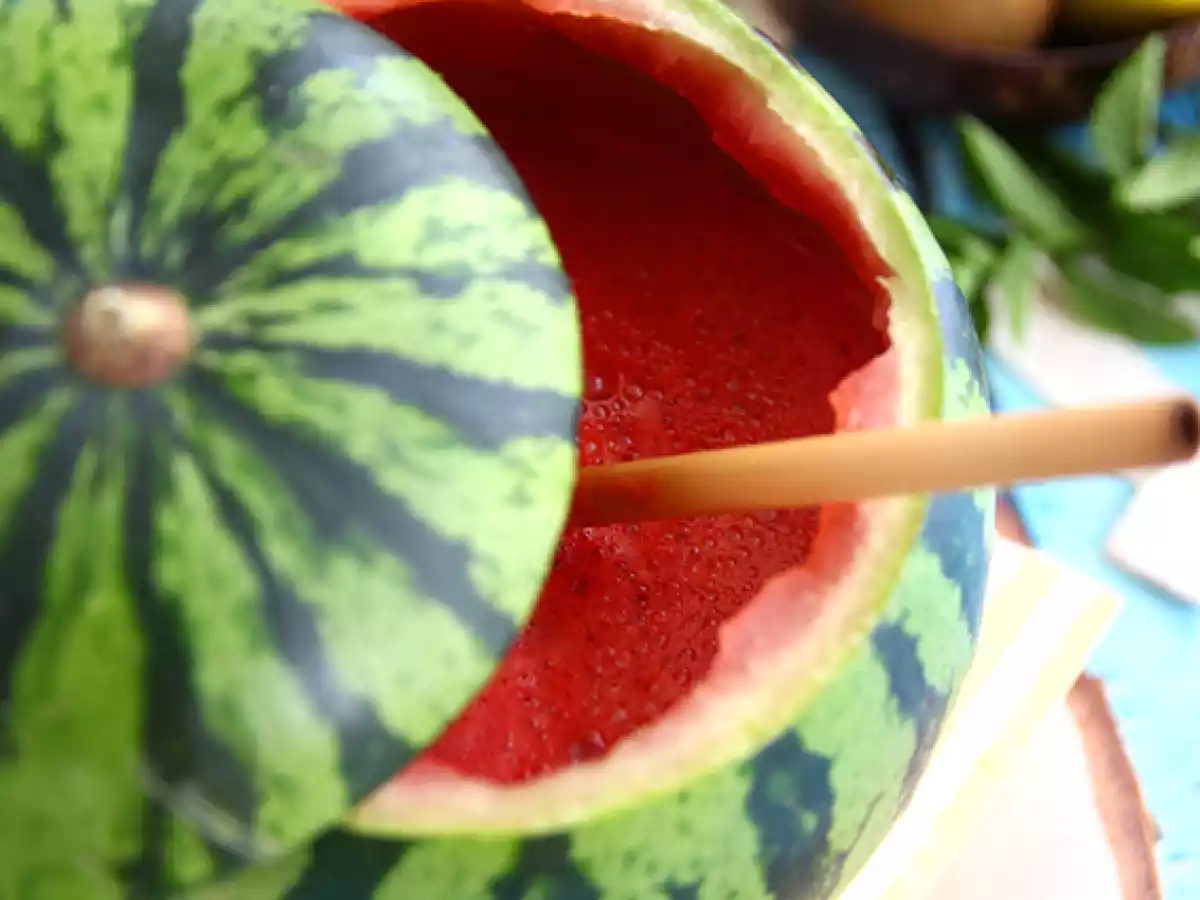 Gin-cocktail med vandmelon - foto 4