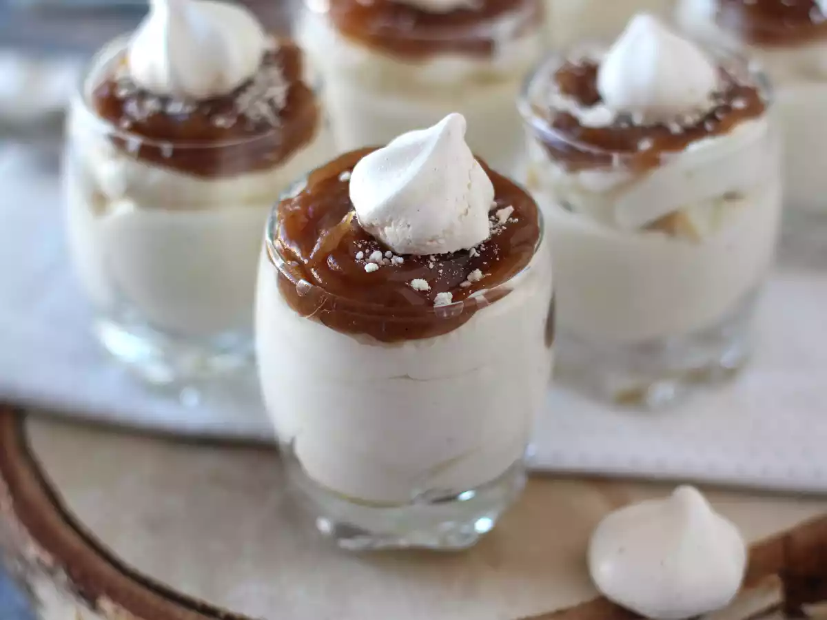 Glas i Mont Blanc-stil med kastanjecreme - foto 5