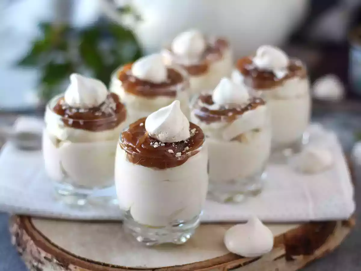 Glas i Mont Blanc-stil med kastanjecreme - foto 6