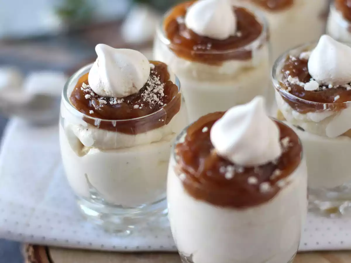 Glas i Mont Blanc-stil med kastanjecreme - foto 7