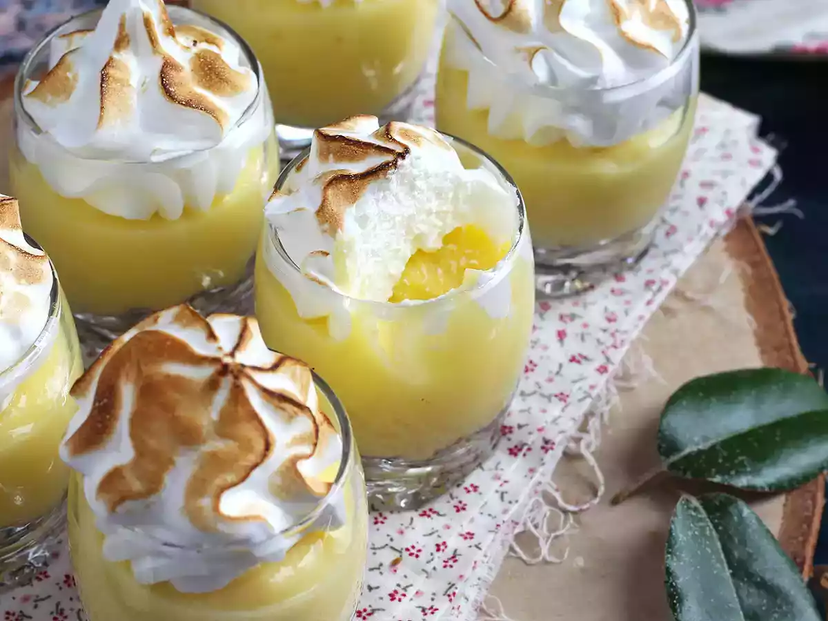 Glas til citrontærte med marengs - foto 3
