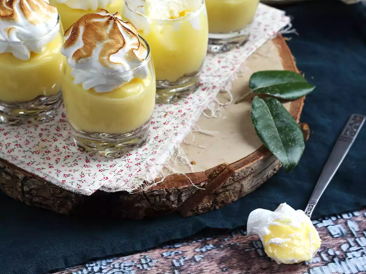 Glas til citrontærte med marengs - foto 5
