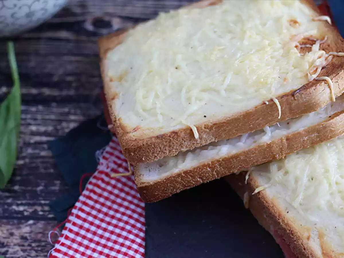 Gourmet-croque-monsieur med bechamelsauce - foto 5