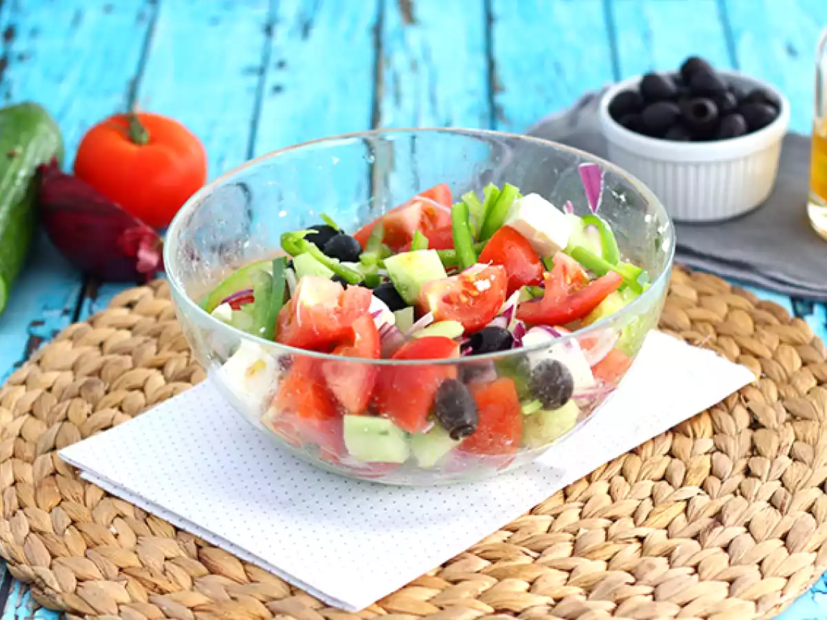 Græsk salat eller horiatiki