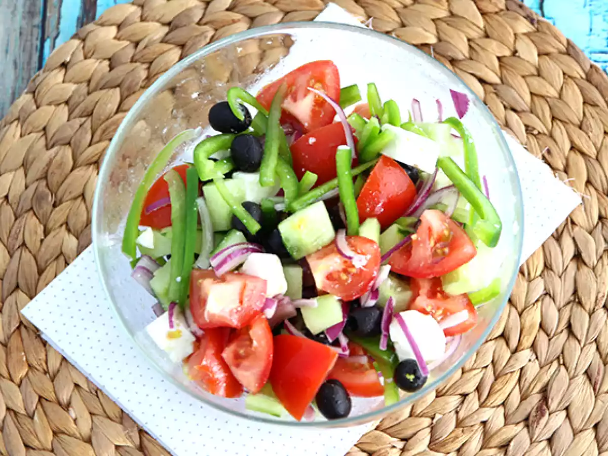 Græsk salat eller horiatiki - foto 2