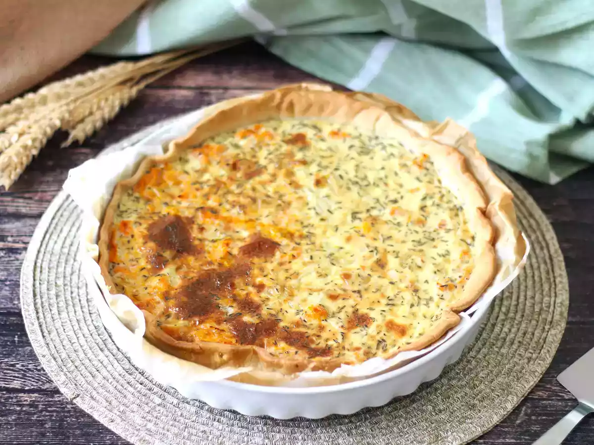 Græskar-quiche til et enkelt og effektivt måltid