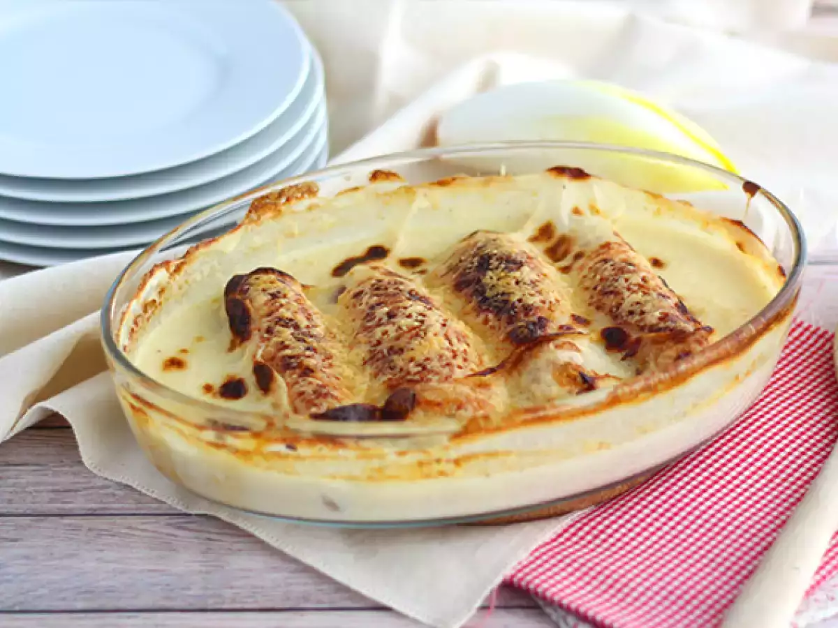 Gratineret julesalat med skinke - foto 2