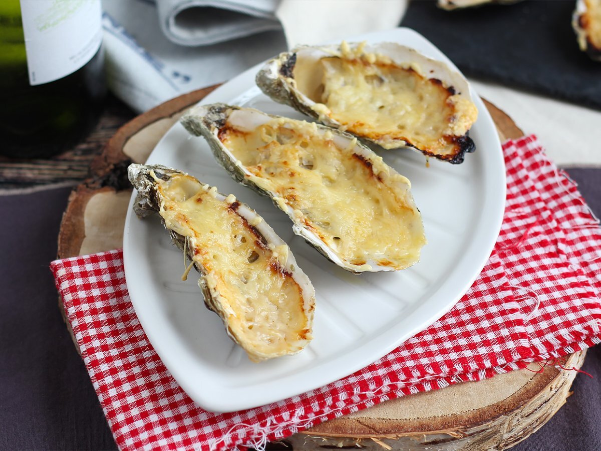 Gratinering af gourmetøsters