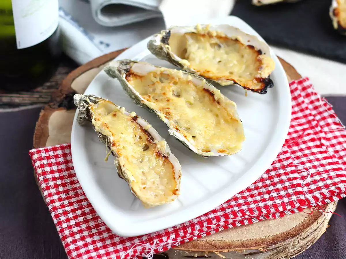 Gratinering af gourmetøsters