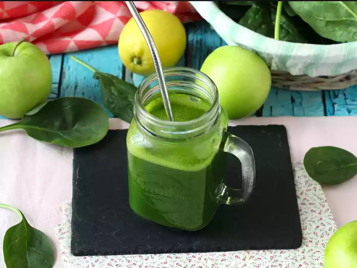 Grøn detox-juice uden ekstraktionsmaskine, så du får flest mulige vitaminer! - foto 4