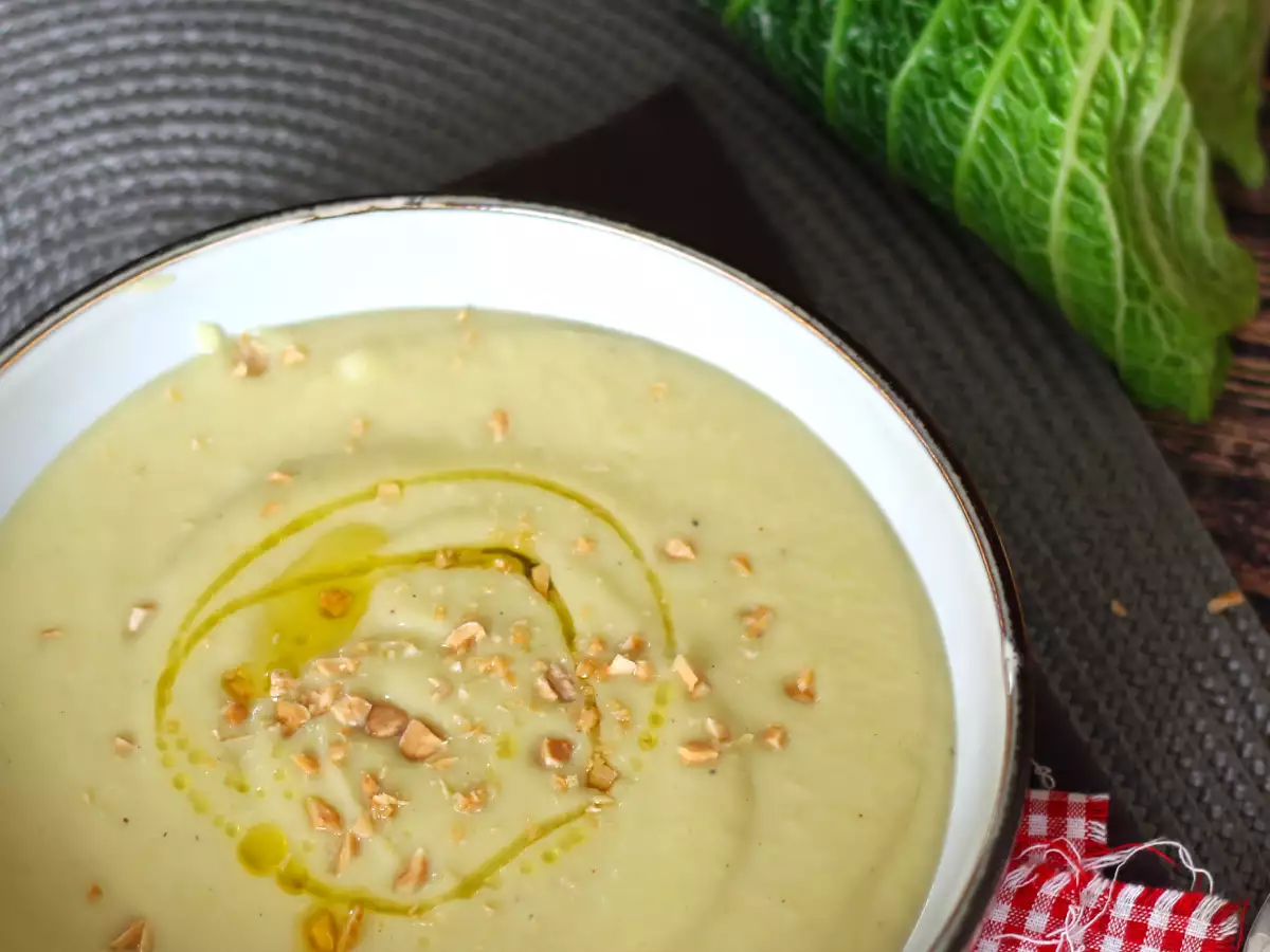 Grønkåls- og kartoffelcreme i trykkoger - foto 2