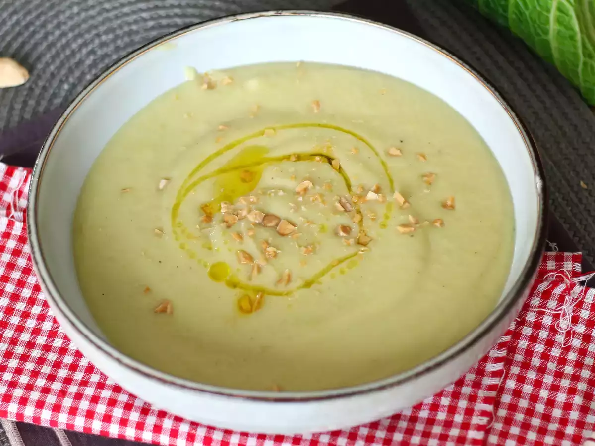 Grønkåls- og kartoffelcreme i trykkoger - foto 4
