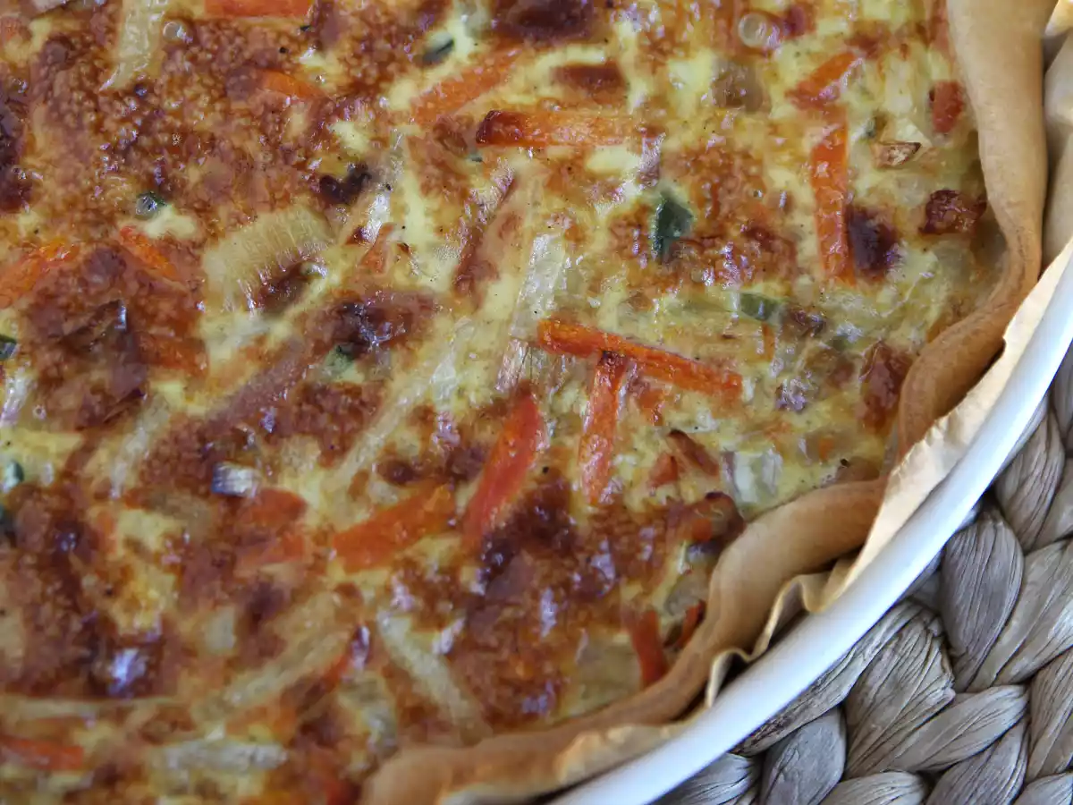 Grøntsags- og baconquiche, som alle elsker! - foto 2