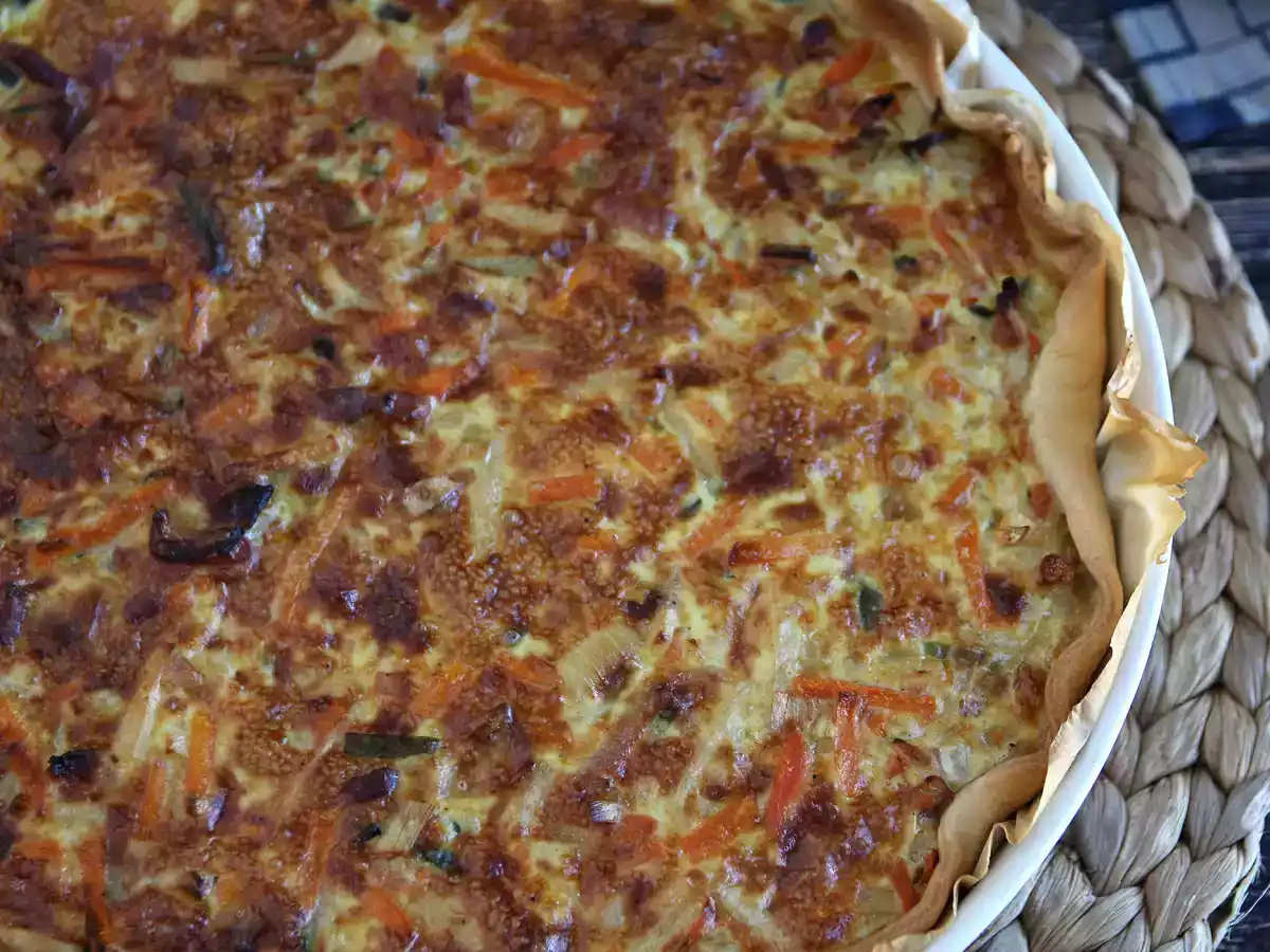 Grøntsags- og baconquiche, som alle elsker! - foto 4