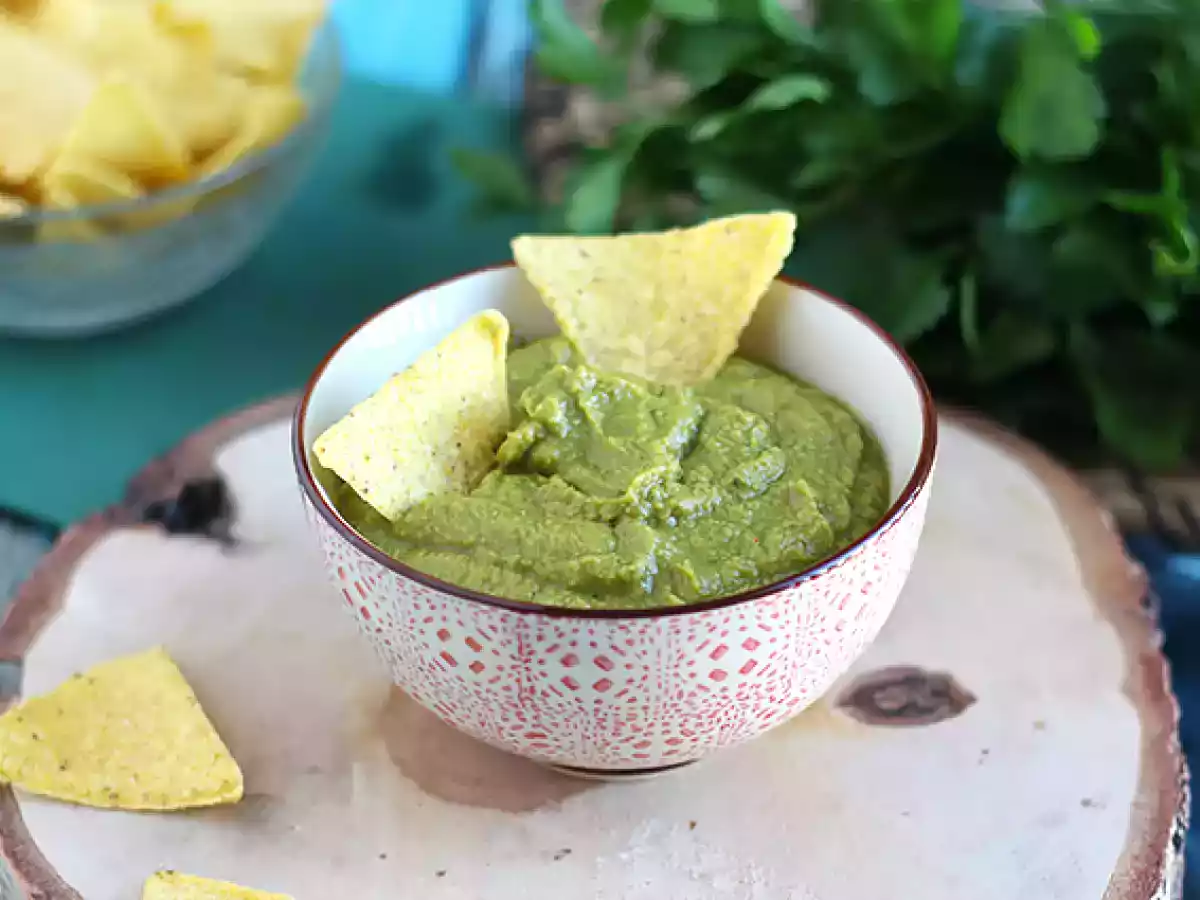 Guacamole med ærter og lime - foto 2