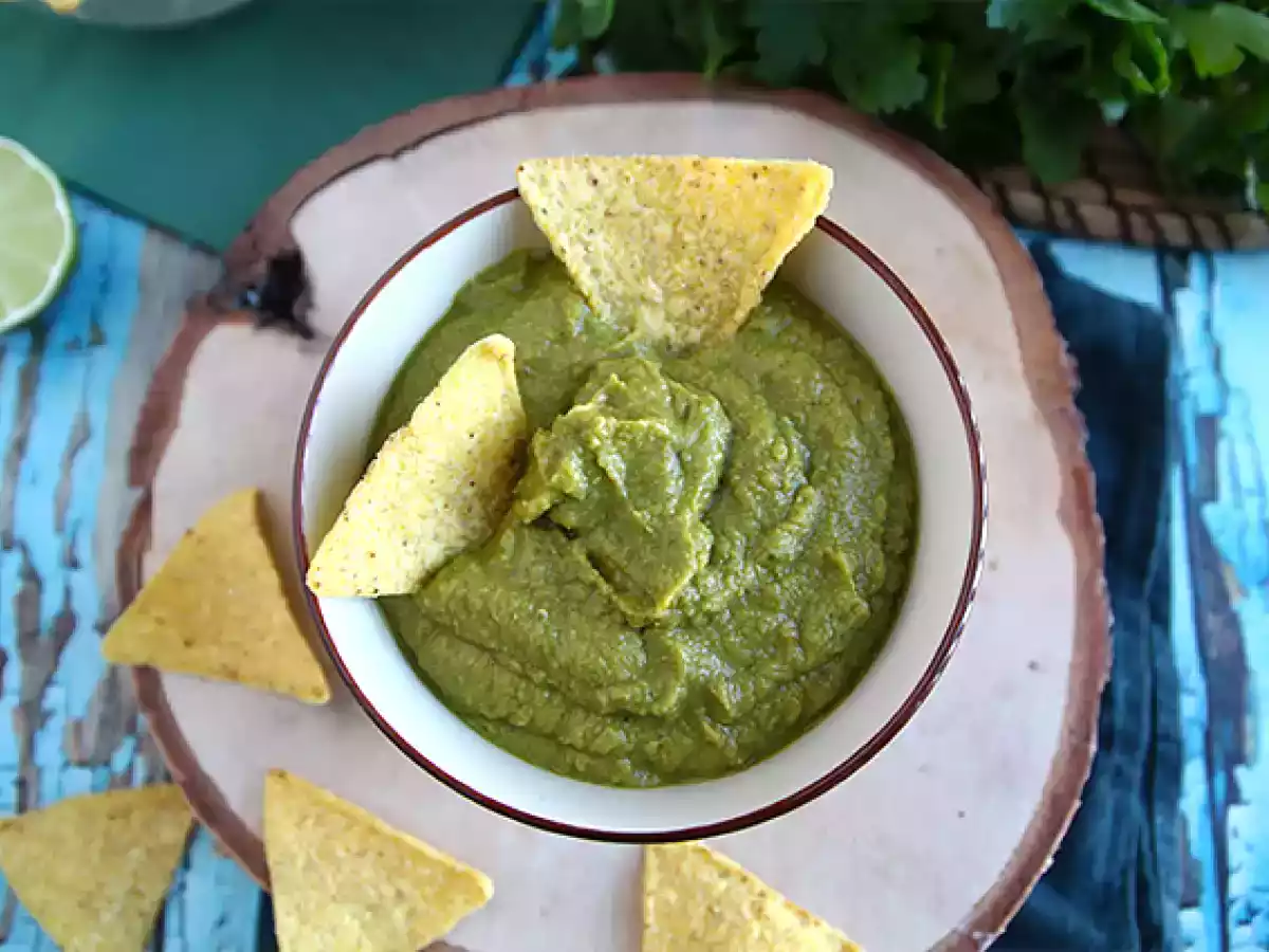 Guacamole med ærter og lime - foto 4