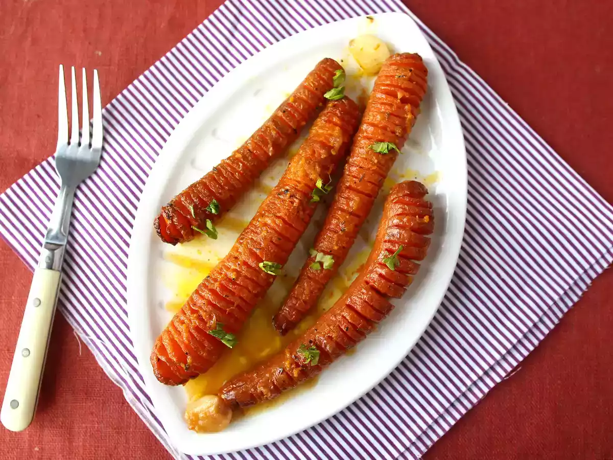 Gulerod i honning- og klementinsauce - foto 4