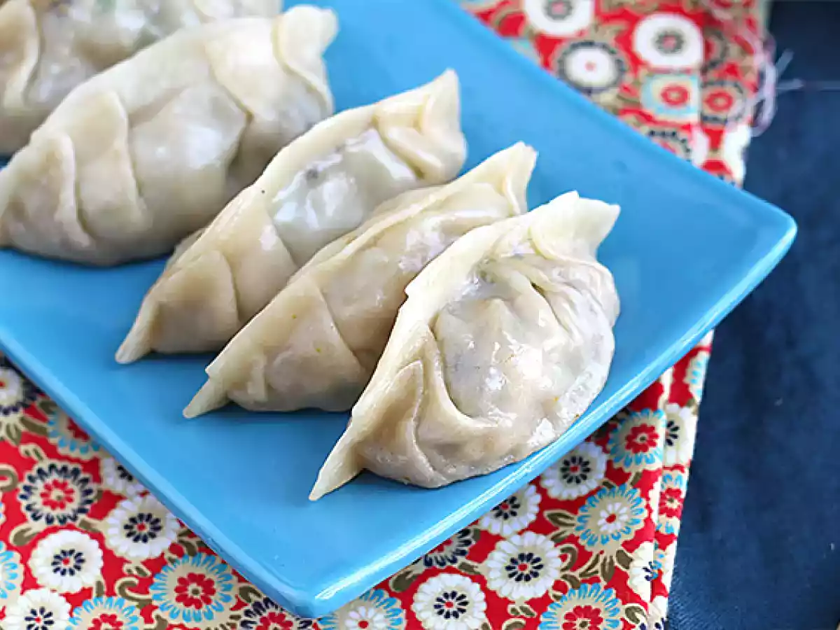 Gyozas med kylling, gulerødder og svampe - foto 7
