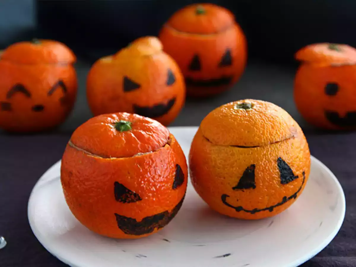 Halloween-klementiner og chokolademousse - foto 2