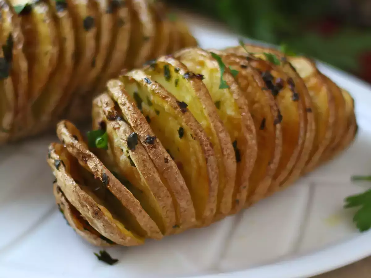 Hasselback-kartofler i luftfryseren: sprøde, smeltende i munden og ultra-nemme! - foto 2