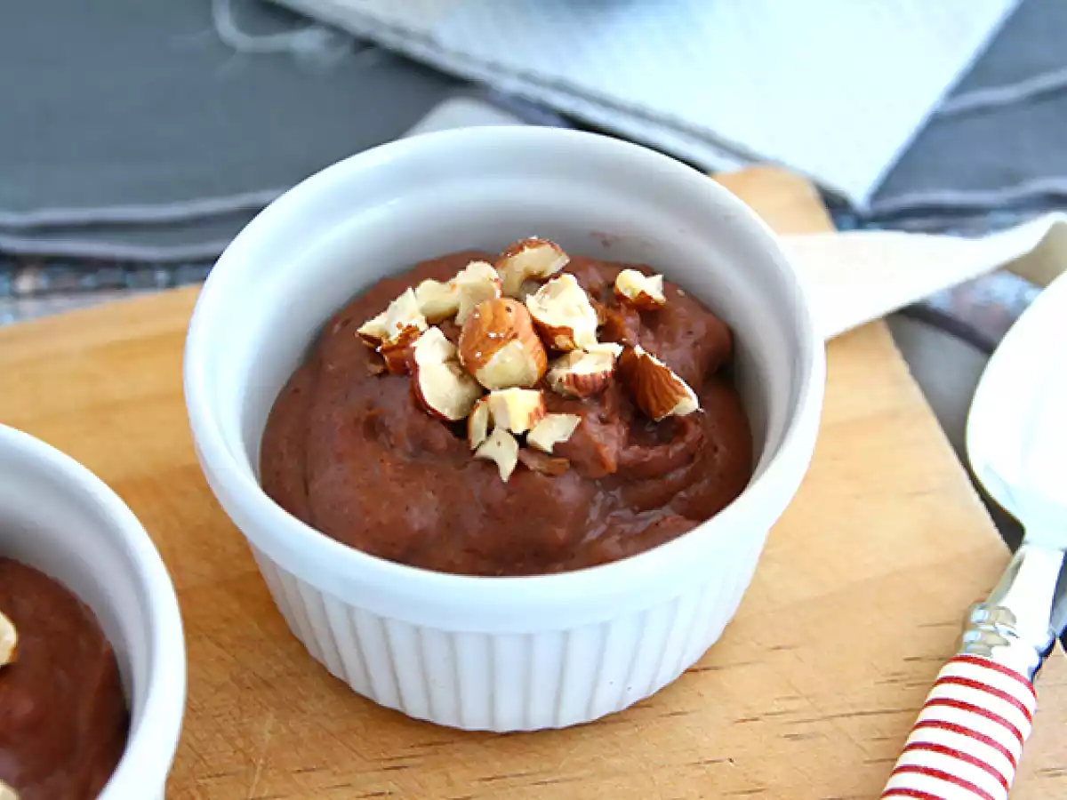 Hasselnøddecreme (vegansk og glutenfri dessert)