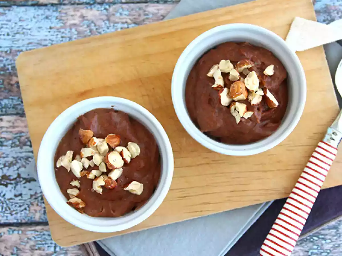 Hasselnøddecreme (vegansk og glutenfri dessert) - foto 3