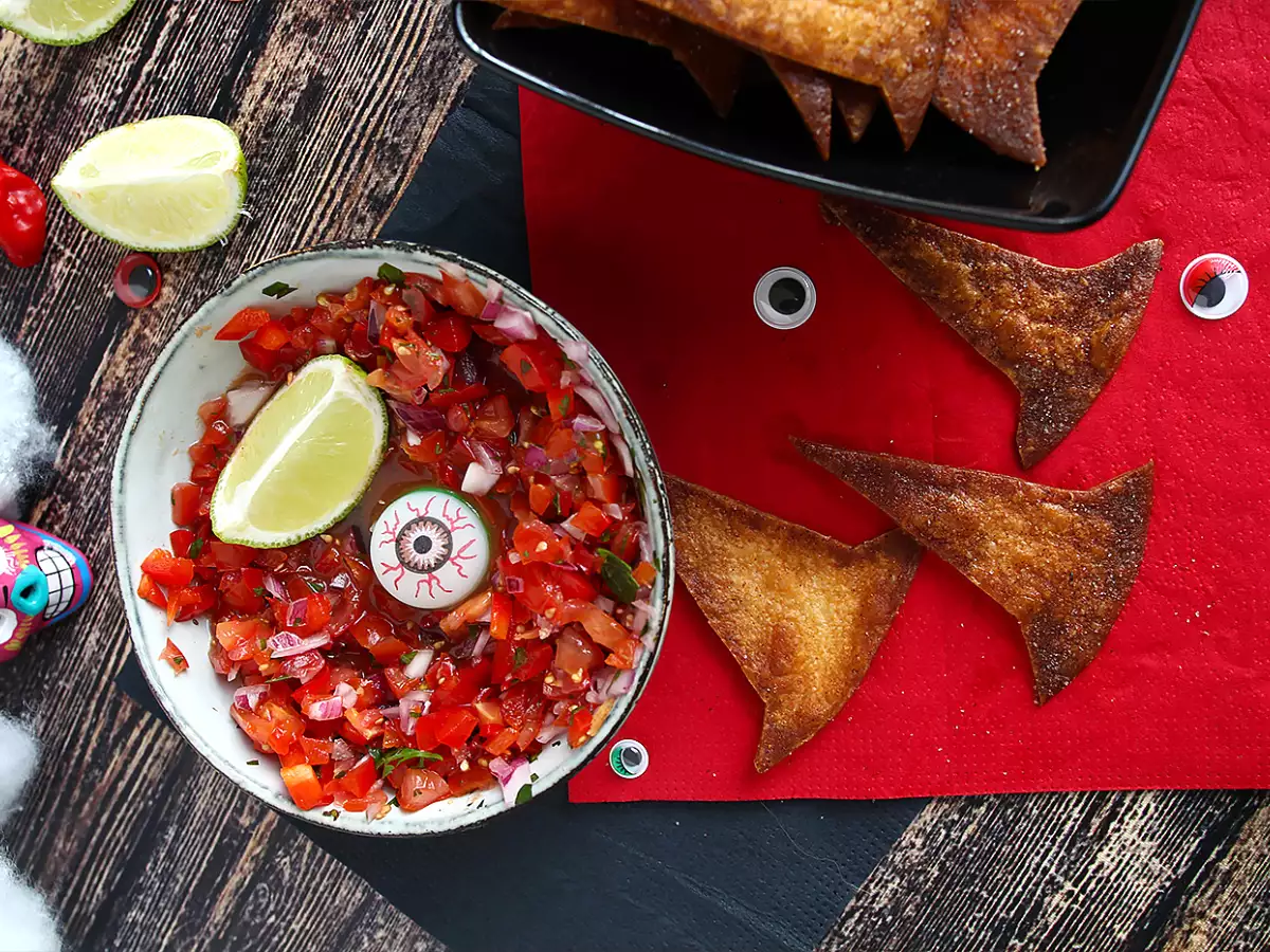 Heksehatte af tortillachips - foto 4
