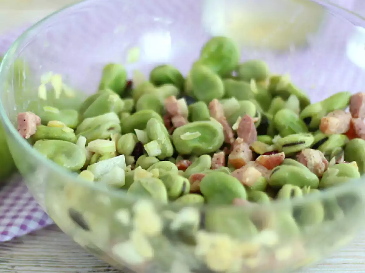 Hestebønnesalat med bacontern - foto 2