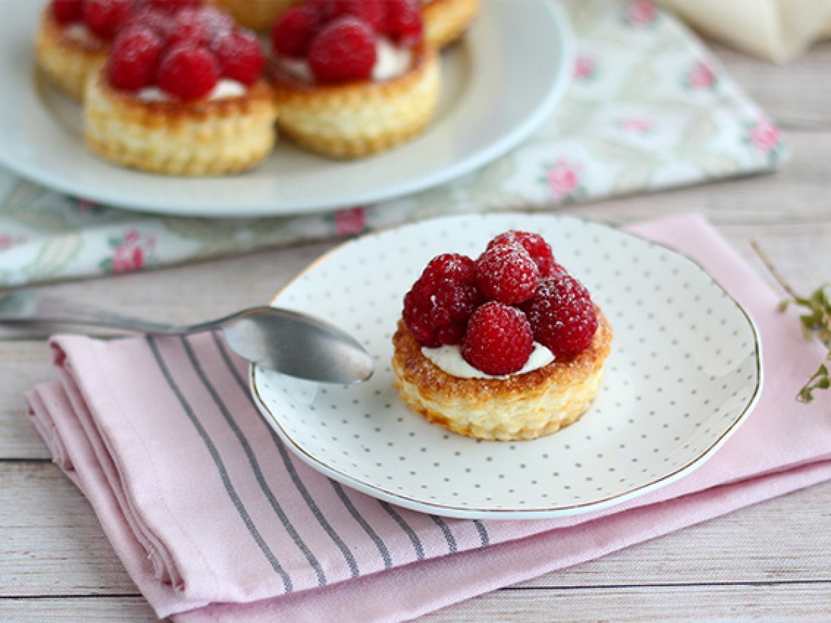 Hindbær og mascarpone vol au vent - foto 2