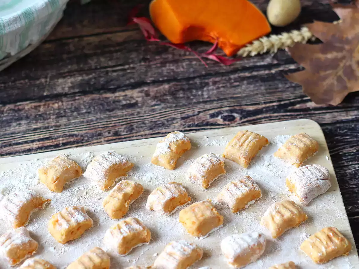 Hjemmelavede græskargnocchi: bløde, delikate og perfekte til efteråret! - foto 6