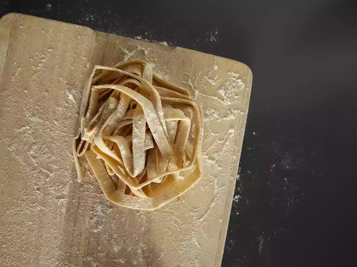Hjemmelavede tagliatelle, fremgangsmåden forklaret trin for trin - foto 4