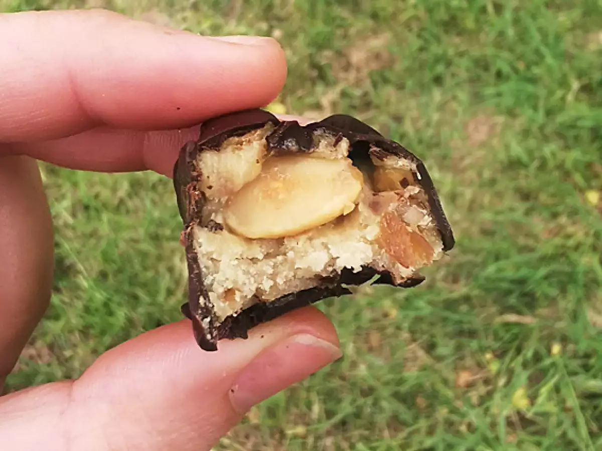 Hjemmelavede veganske og glutenfri Snickers - foto 2