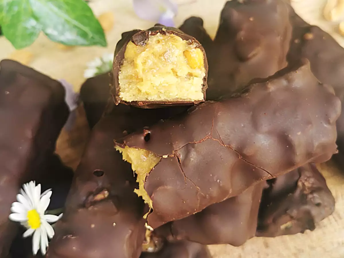 Hjemmelavede veganske og glutenfri Snickers - foto 3
