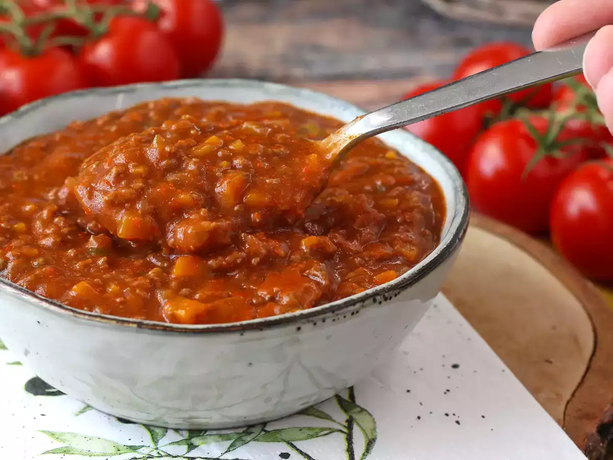 Hjemmelavet bolognese-sauce - ragù alla bolognese - foto 5