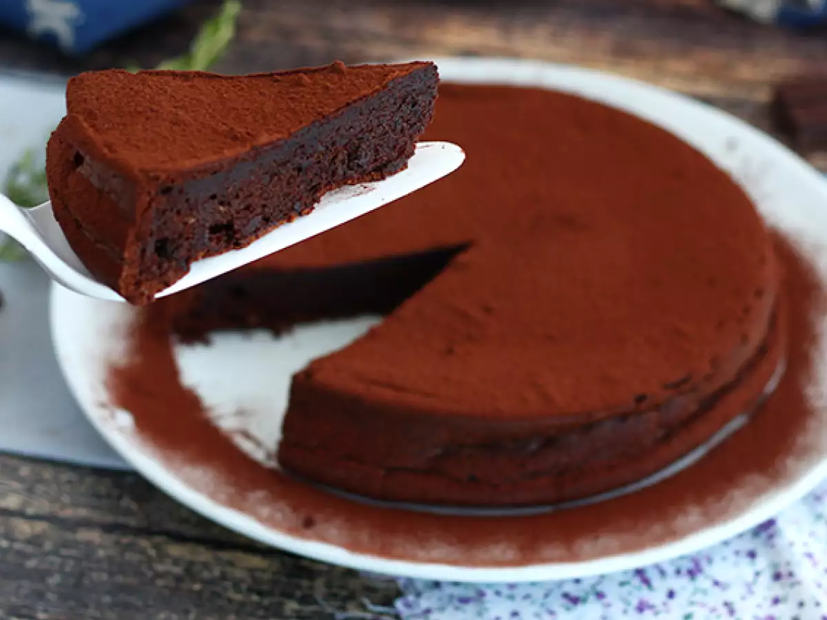 Hjemmelavet chokolademoussekage