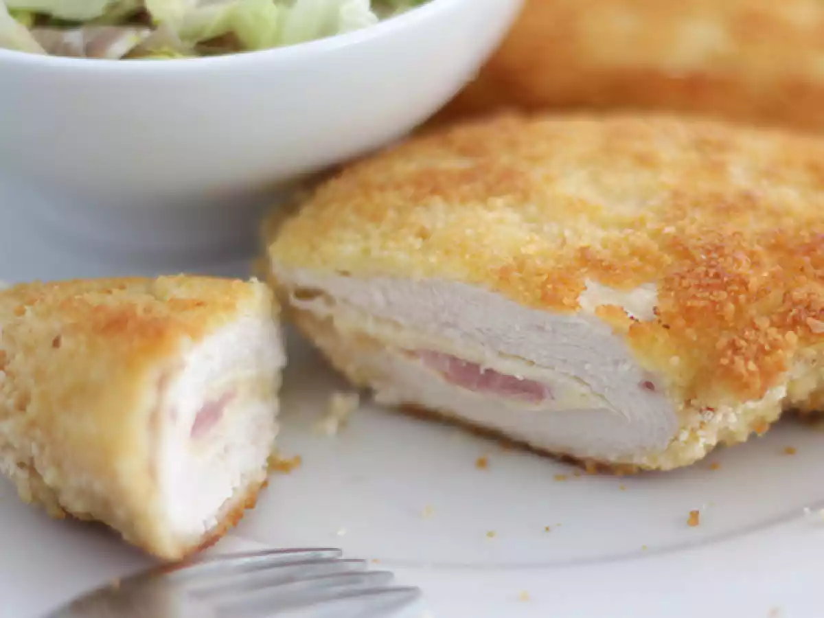 Hjemmelavet cordon bleu