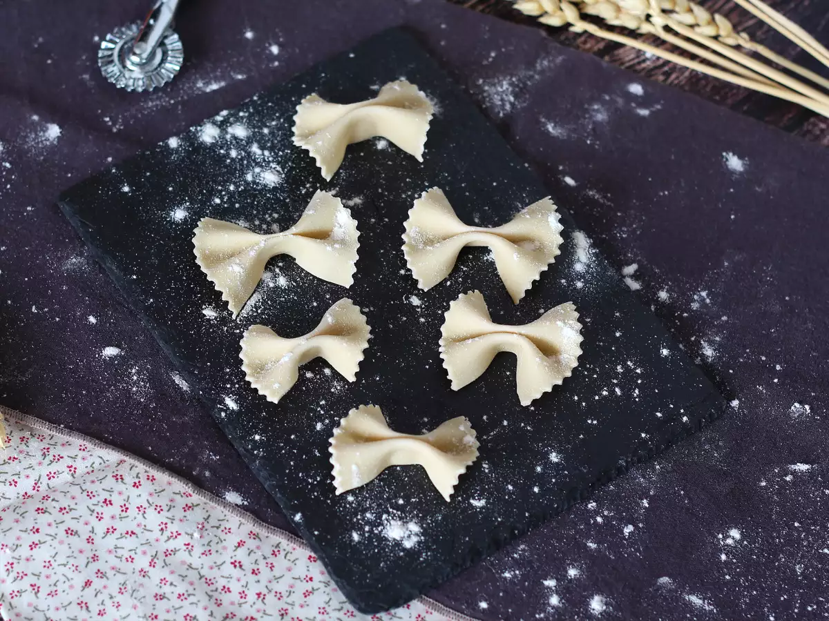 Hjemmelavet farfalle