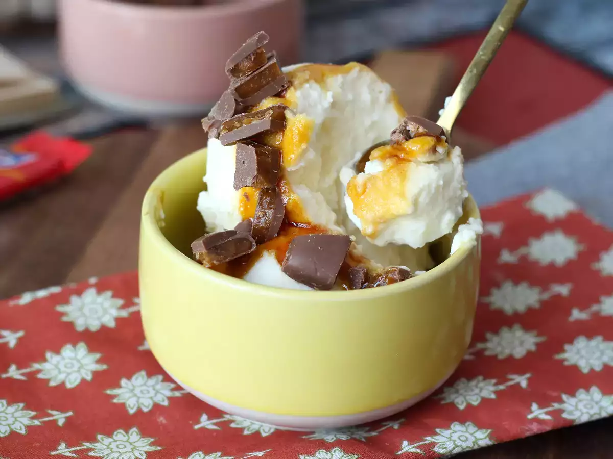 Hjemmelavet McFlurry med Daim og karamel i Ninja Creami - foto 2
