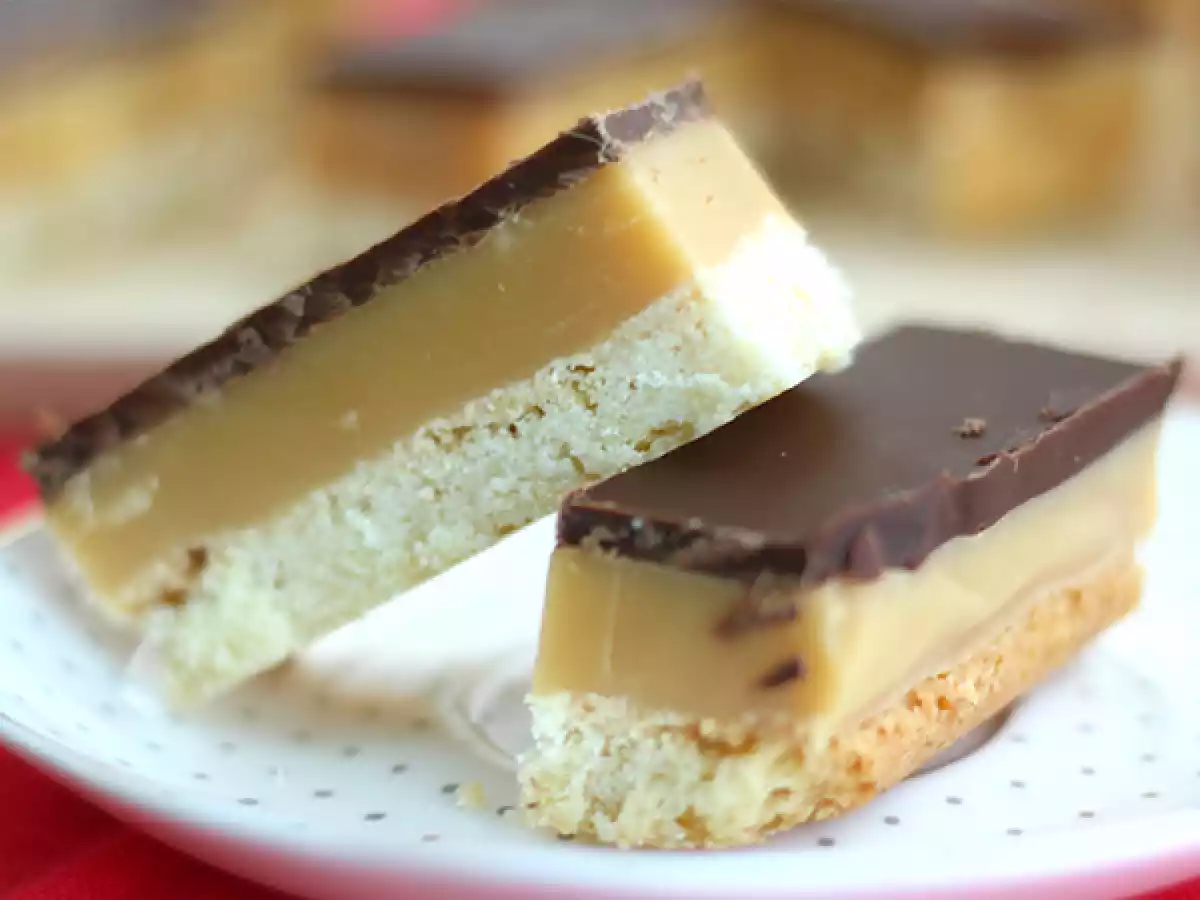Hjemmelavet Twix eller Shortbread Millionaire