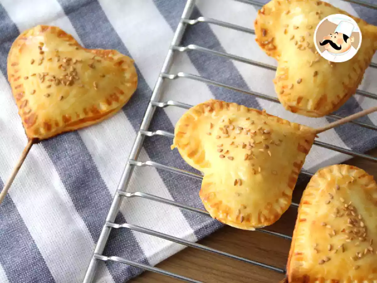 Hjerteformede pie pops til valentinsdag