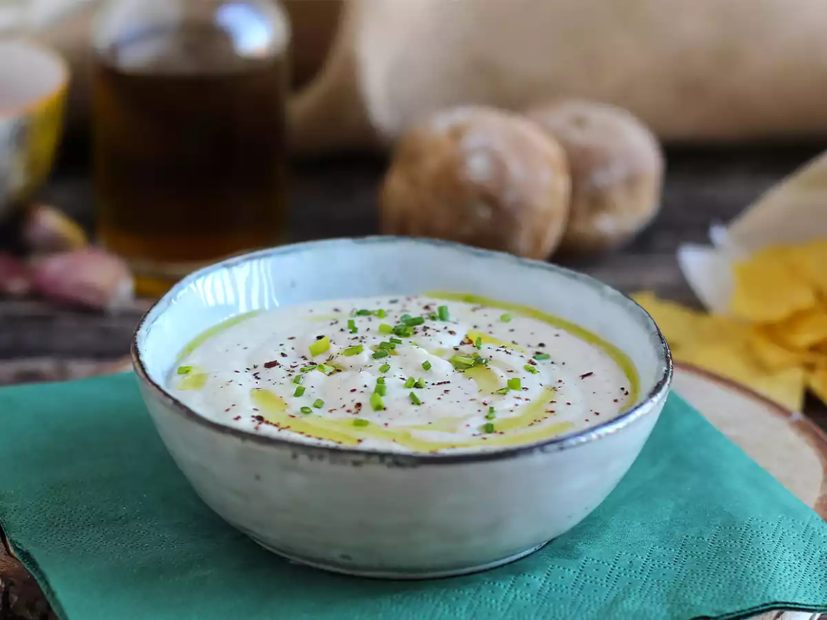 Hummus med hvide bønner og kokosmælk - foto 4